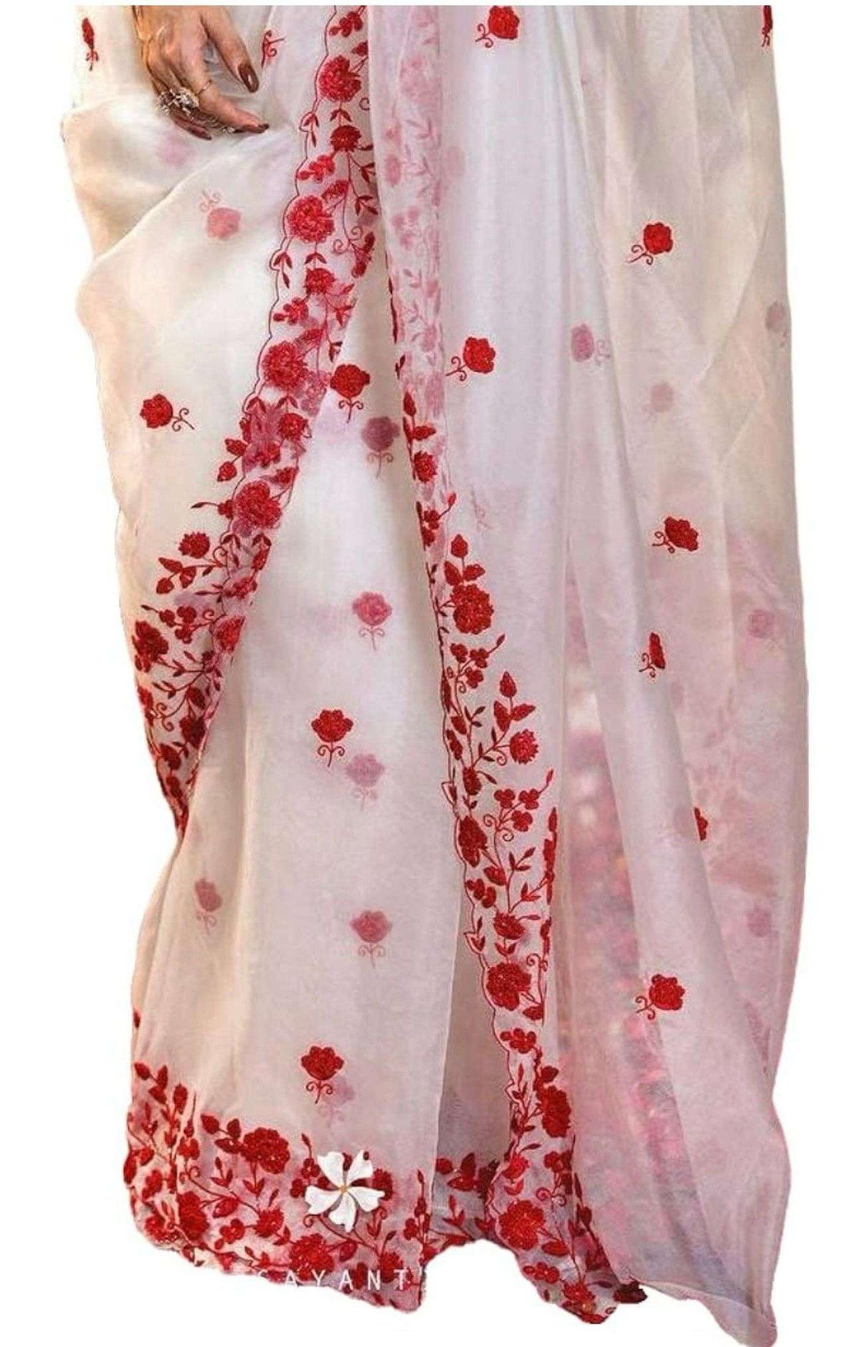 Durga Puja Special Organza Saree