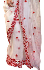 Durga Puja Special Organza Saree