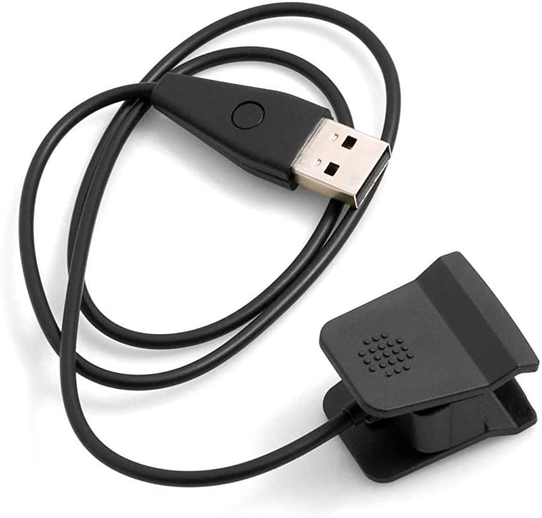 USB Ladekabel für Fitbit Alta HR V2 65763028, schwarz, 53 cm | System-S