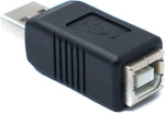 USB A male auf  USB B female Adapterstecker Converter Konverter Adapter | System-S