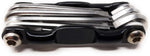 klappbares Multitool Werkzeug Kit, schwarz, 7in1 | System-S
