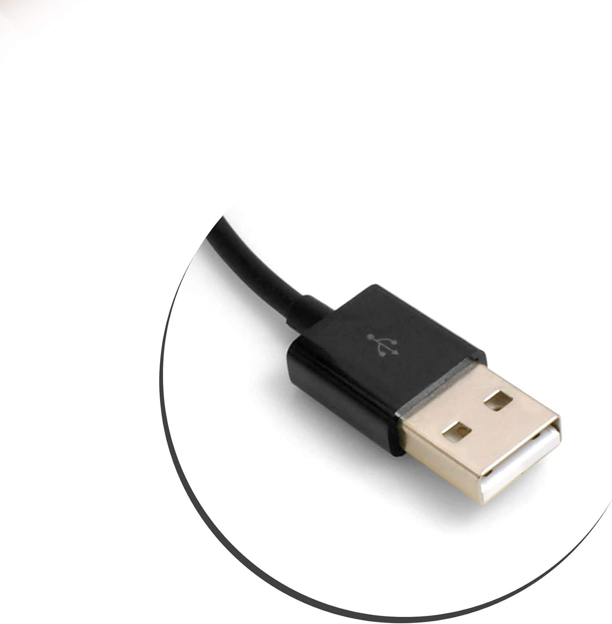 USB 3.1 Typ C gewinkelt zu USB A 2.0 Kabel 100 cm | System-S