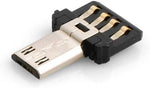 USB OTG On The Go Adapter 2.0 Typ A (male) zu Micro (male) Konverter für Speichersticks | System-S