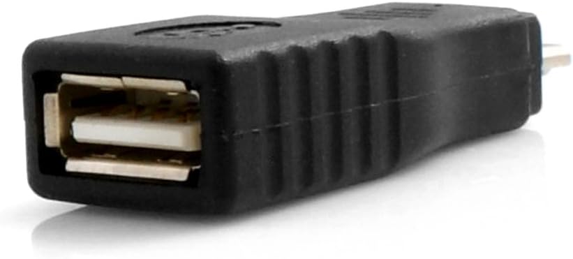 Micro USB Stecker zu USB Typ A Eingang OTG On The Go Host Konverter Adapter Kabel | System-S