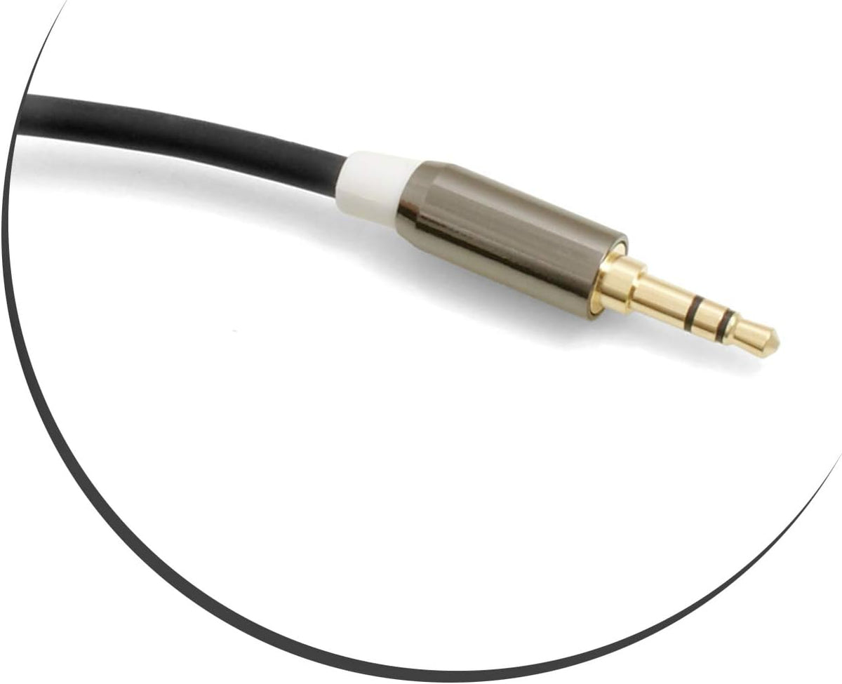 3.5mm Klinke AUX Stereo Stecker auf 3.5mm Klinke AUX Stereo Buchse 490cm 3 Polig | System-S