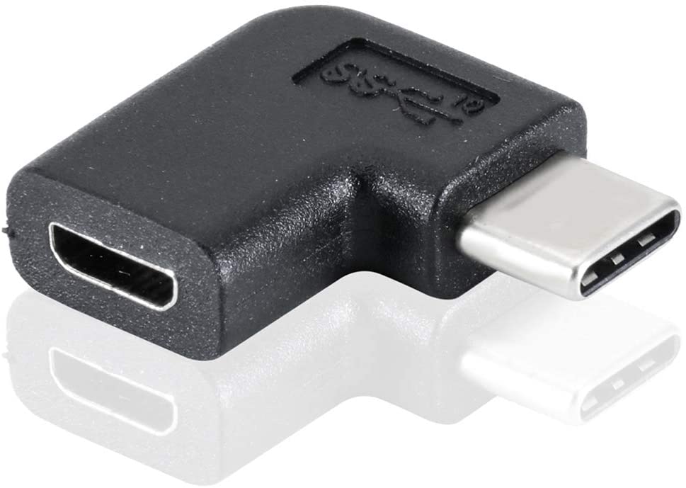 USB Typ C 3.1 zu Micro USB 2.0 Adapter gewinkelt | System-S