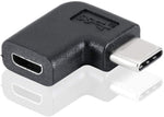 USB Typ C 3.1 zu Micro USB 2.0 Adapter gewinkelt | System-S