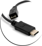 USB 3.1 Typ C Stecker Kabel Splitter zu Micro USB | System-S