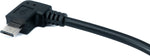 Micro USB 2.0 Kabel links gewinkelt 90 grad Winkelstecker Datenkabel Ladekabel ca. 27cm | System-S