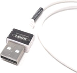 USB A Stecker zu USB 2.0 Micro B Stecker Kabel Links Gewinkelt 30 cm | System-S