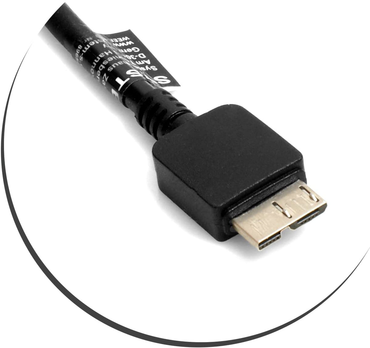 Micro USB 3.0 Kabel zu USB A 3.0 20 cm | System-S