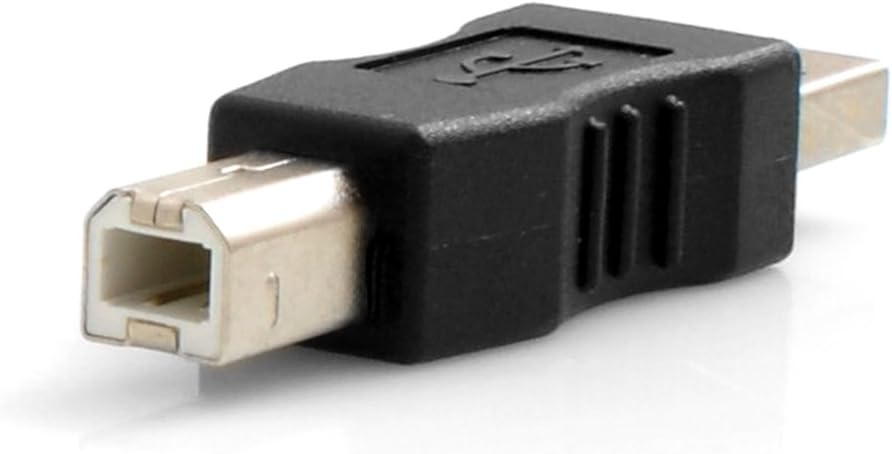 USB Typ A Stecker auf USB Typ B Stecker Adapterkabel Adapterstecker Adapter Converter | System-S