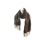 Winter Damen Schal Soft Cashmera » Winterschal Boutique Blume » Damenschal » Fransenschal 180 x 65 cm