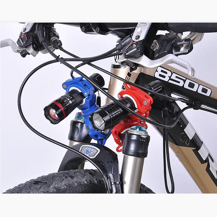 Fahrrad Halterung Befestigung in Schwarz für Lampe Fahrradpumpe | System-S