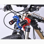 Fahrrad Halterung Befestigung in Schwarz für Lampe Fahrradpumpe | System-S