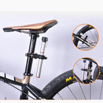 Fahrrad Halterung Befestigung in Schwarz für Lampe Fahrradpumpe | System-S