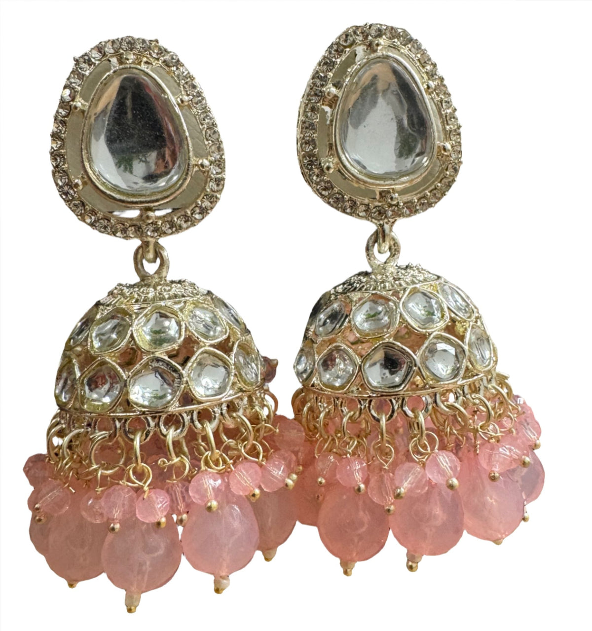 Polki AD Buttalu,polki Artificale Diamond Jhumka Jewelry,sabyasachi Jewelry inspired Jhumka Earrings,Jhumki, indian jewellery