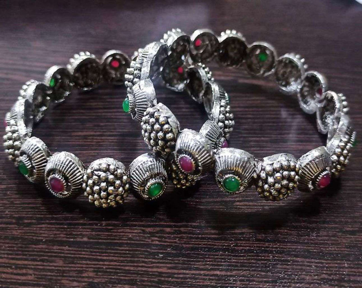 Oxidised  Bangles Set
