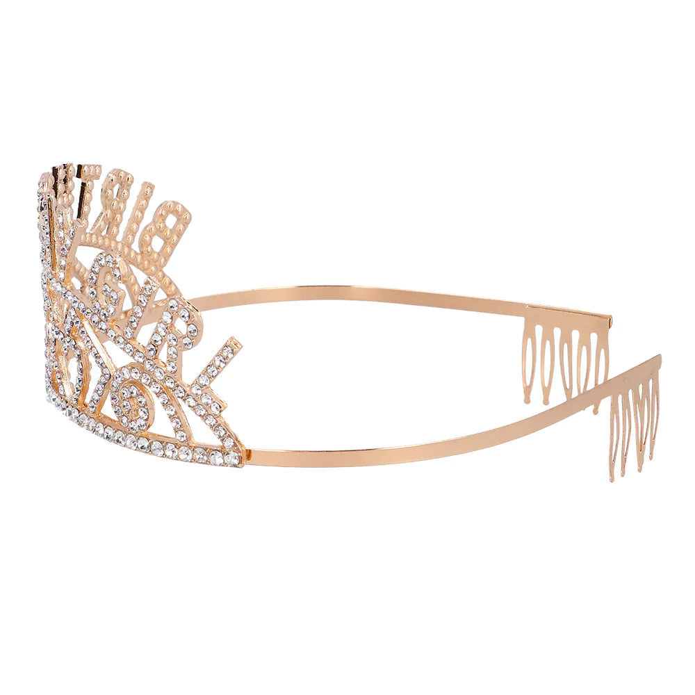Krone "Birthday Girl" | Tiara Roségold