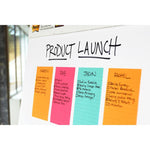 Post-it® Super Sticky Notes im Großformat, Liniert, 101 mm x 152 mm, 90 Blatt/Block, 100% PEFC