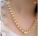 Pearl Necklace Set With Earrings
