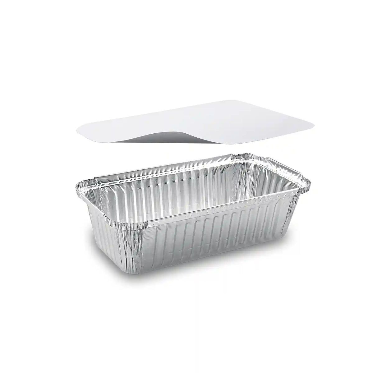 Schale (ALU) eckig 218 x 112 x 60 mm 900ml + Deckel [5 Sets]