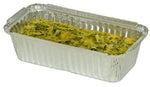 Schale (ALU) eckig 218 x 112 x 60 mm 900ml + Deckel [5 Sets]