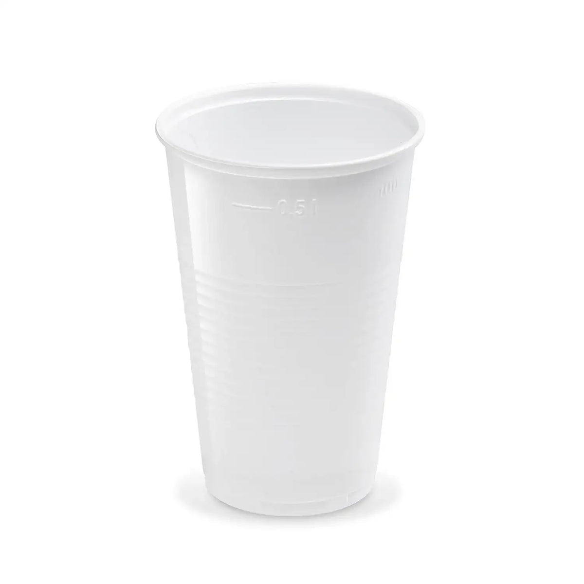 Trinkbecher (PP) weiß Ø95mm 0,5L – 10 Stück