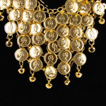 Halskette und Ohrringe mit Münzen 465306 | Gold