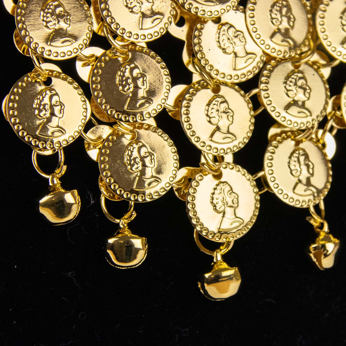 Halskette und Ohrringe mit Münzen 465306 | Gold