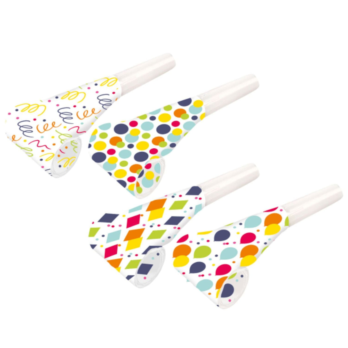 Tröten Dots and Stripes | 4 Stück