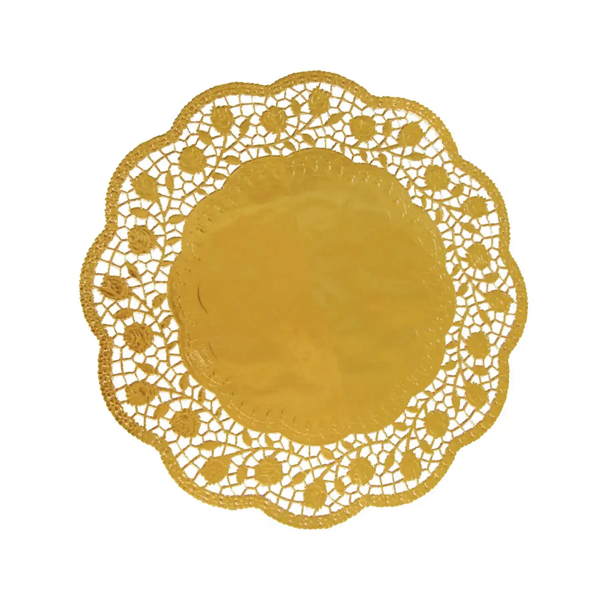 Deko-Tortenspitze (PAP/ALU) rund gold Ø30cm