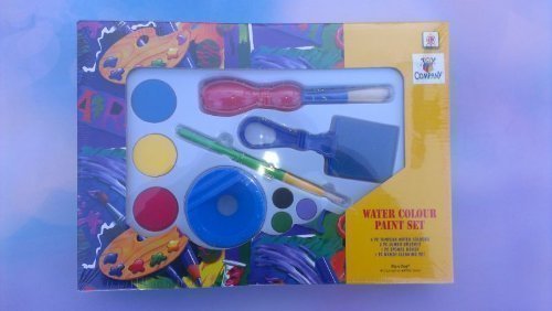 Kreativ-Set mit Temperafarben und Pinseln