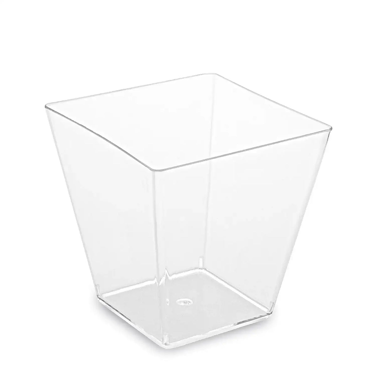 Fingerfood-Becher (PS) eckig glasklar 72 x 72 x 72 mm 230ml