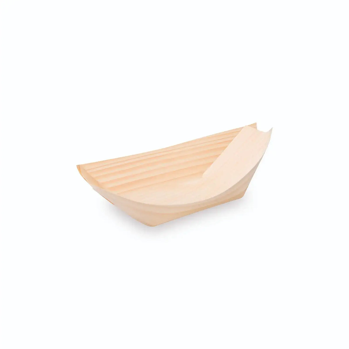 Fingerfood-Schale (aus Holz FSC 100%) Schiffchen 13 x 8 cm