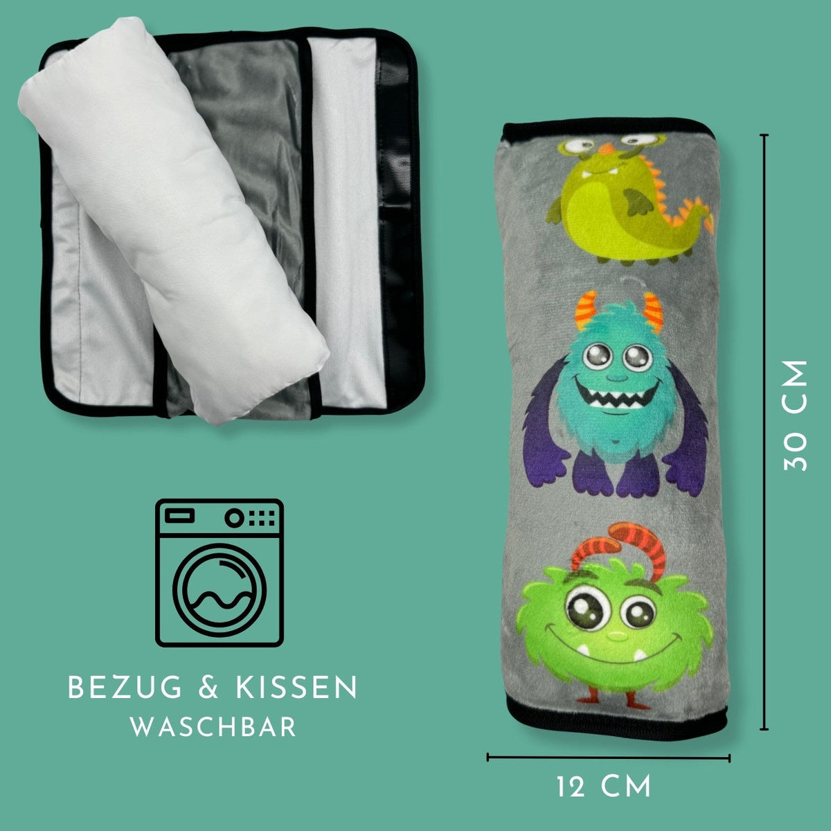 Auto Schlafkissen Monster