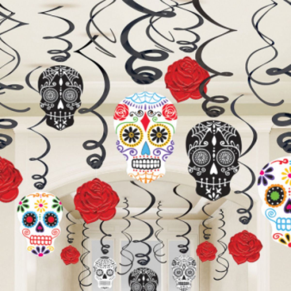 Day of the Dead - Dekospiralen | 30 Stück