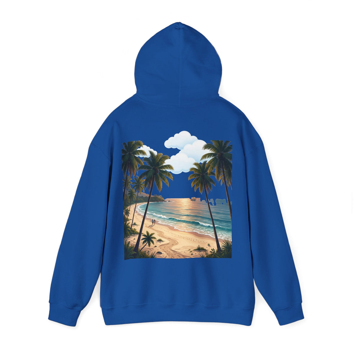Urlaub Hoodie – Tropischer Palm Sunset Kapuzenpullover