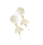 Meenakari Ethnic Antique South Indian  Peacock Jhumki For Women Namma Markt