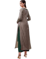 Silk Blend Kurta Palazzo Ethnic Jacket Set In Germany