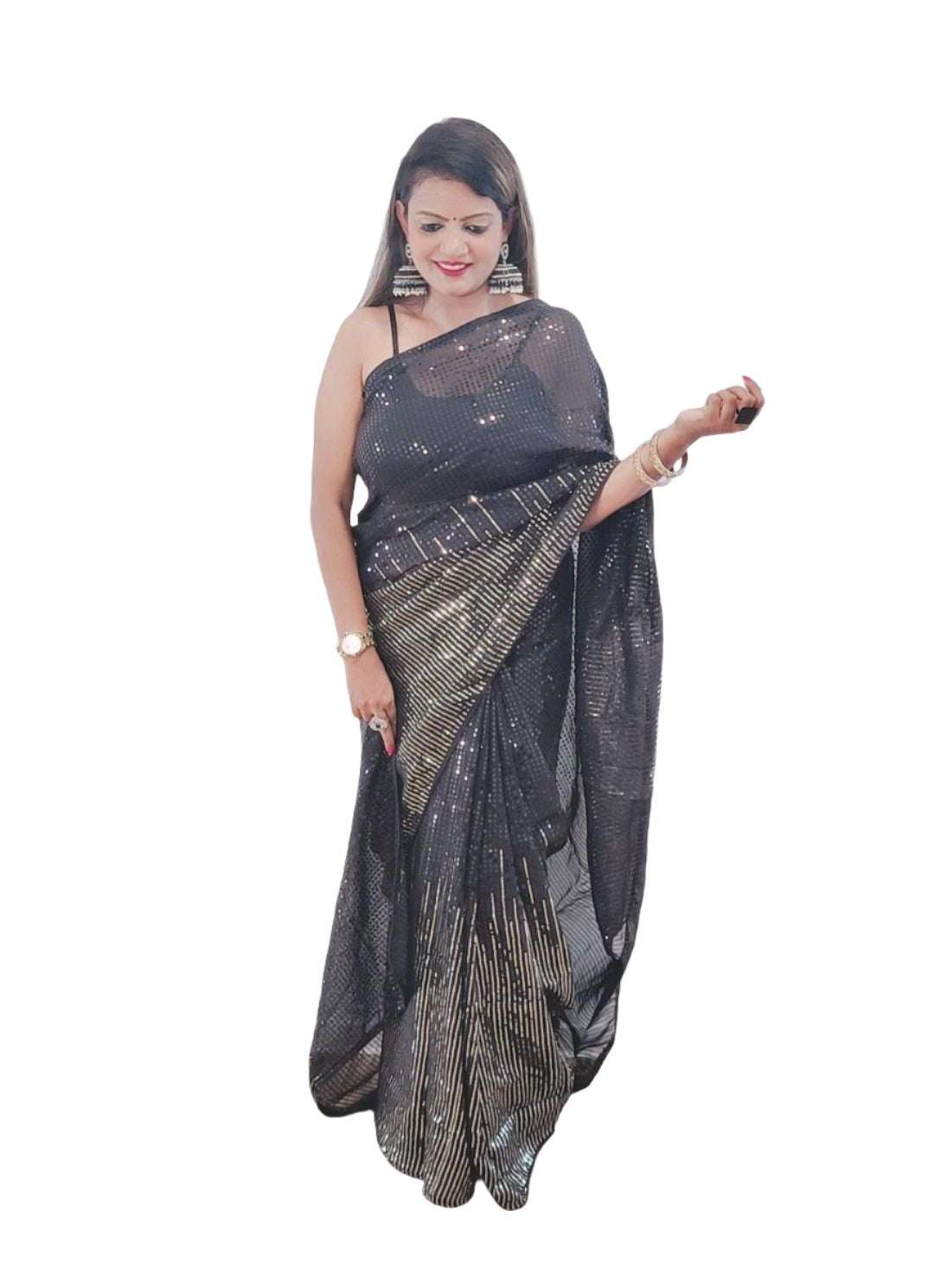Sequence Georgette Saree