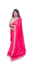 Trending Rangoli embroidery saree collection..(Deginer Saree)