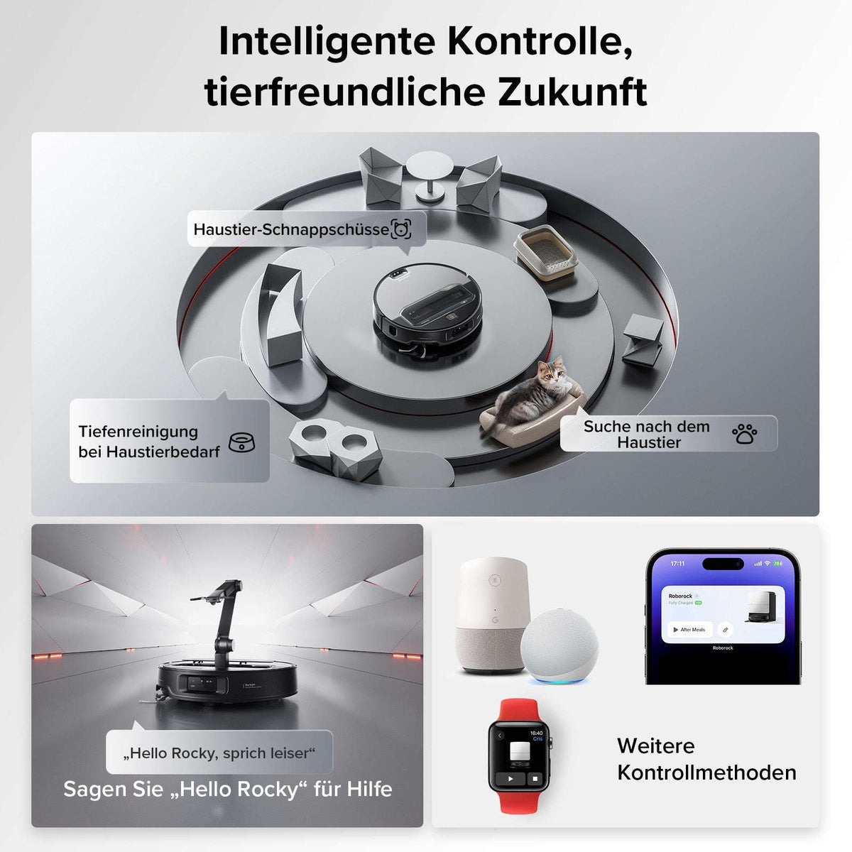 Roborock Saros Z70 Staubsaugerroboter mit mechanischem OmniGrip™ Arm Namma Markt