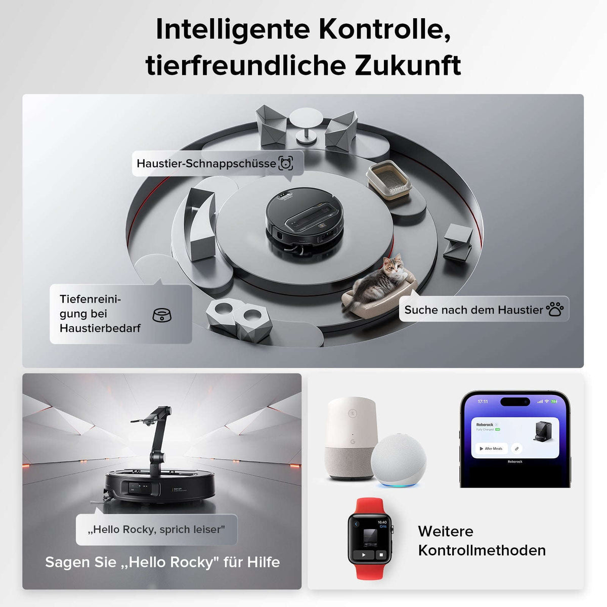 Roborock Saros Z70 Staubsaugerroboter mit mechanischem OmniGrip™ Arm Namma Markt