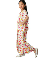 Kurta with Palazzos for Girls Floral Printed