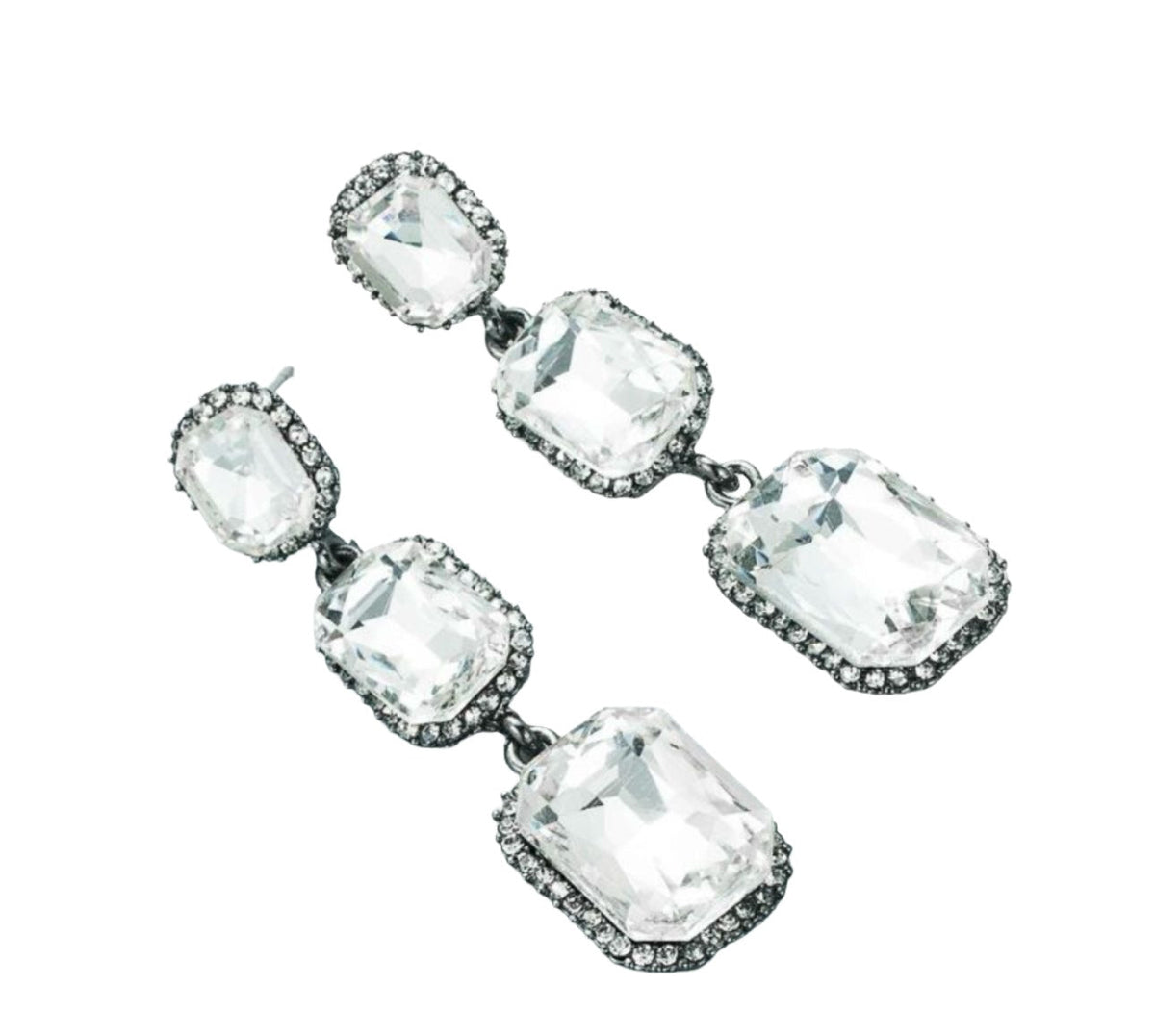 Dangle Earrings Statement Crystal Drop Earrings