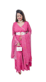 Beautiful Designer pakistaniSuit with bandhani digital print