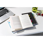 Post-it® Index Haftstreifen, Mini, Verschiedene Farben, 11.9 mm x 43.2 mm, Promotion  + Post-it® Index Pfeile, Blau und Gelb, 11.9 mm x 43.2 mm, 8 Spender + 4 Gratis/Packung | Packung (1 Stück)