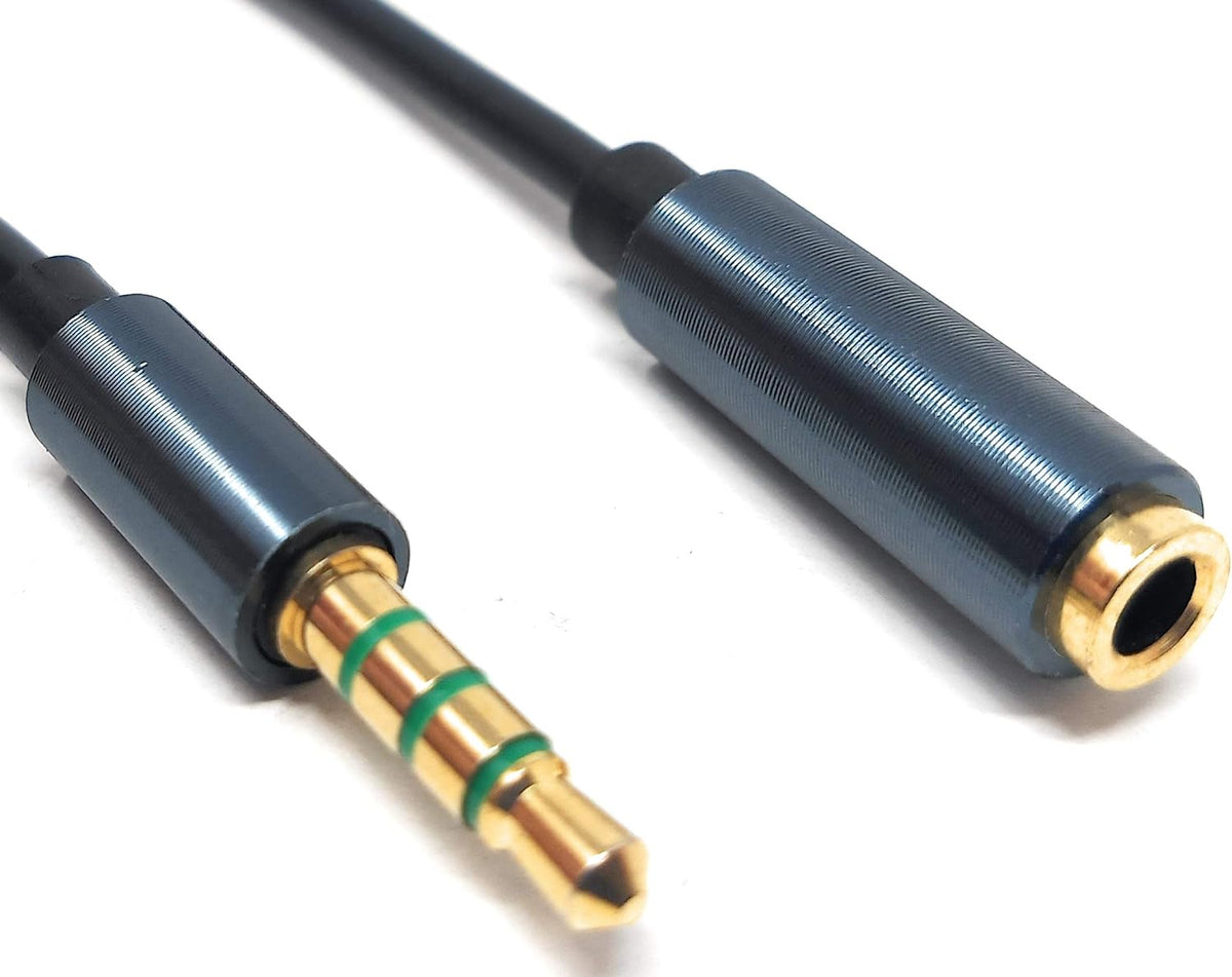 3.5mm Klinke 3 Polig (Male) auf 3.5mm Klinke Aux Stereo Buchse 200 cm Kabel | System-S