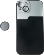CPL Filter Circular Polarizer Linse mit Hülle in Schwarz für iPhone 14 Plus | System-S